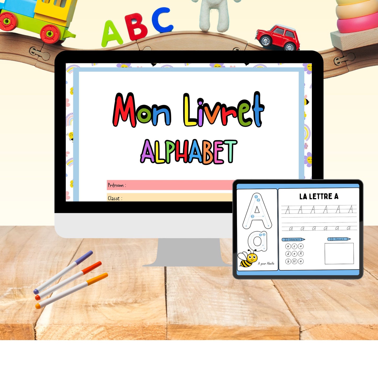 Livret Numérique "J'apprends l'Alphabet" (dès 3 ans)