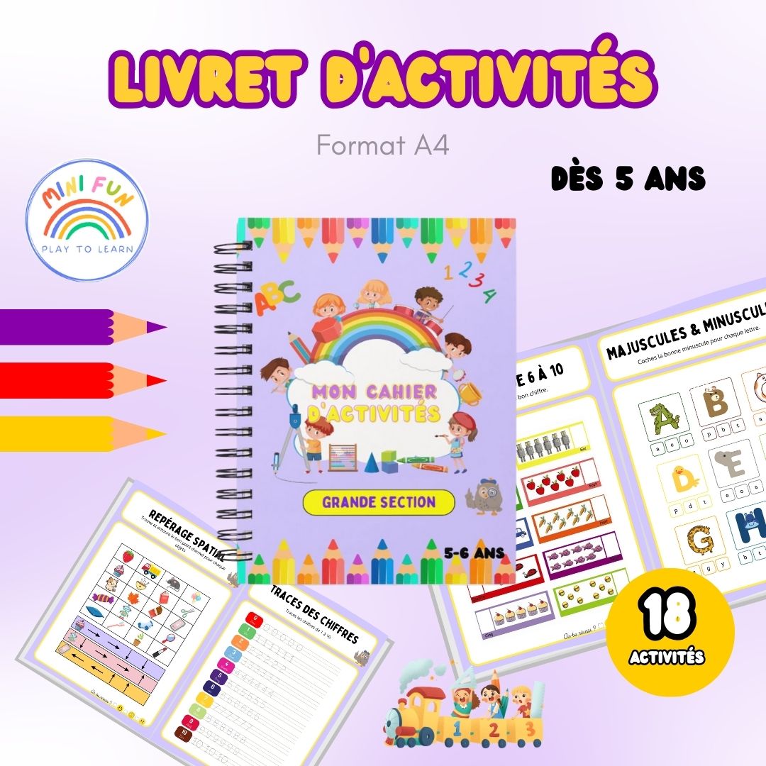 Livret Numérique "Grande Section de Maternelle" (dès 5 ans)