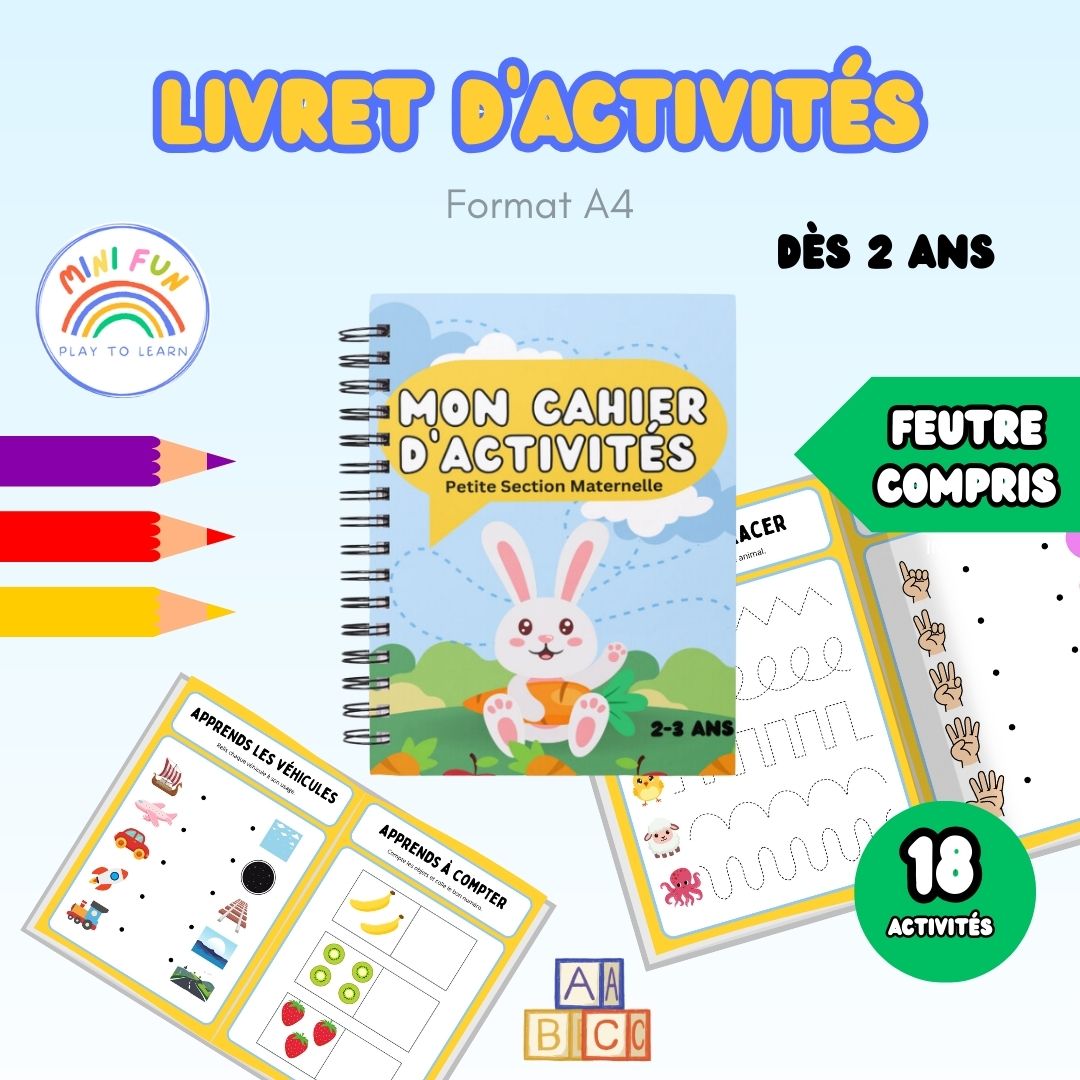 Livret Petite Section de Maternelle (dès 3 ans)