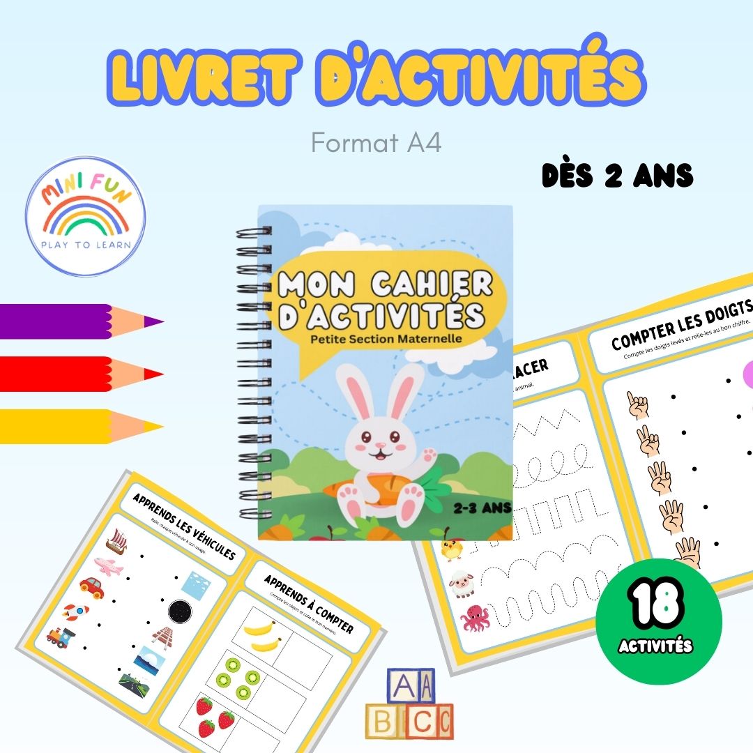 Livret Numérique "Petite Section de Maternelle" (Dès 3 ans)