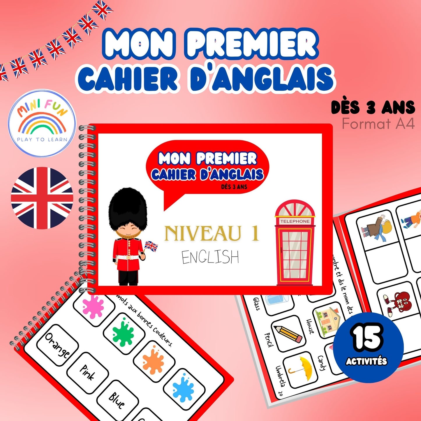 Livret Numérique "Mon Premier Livret d'Anglais"