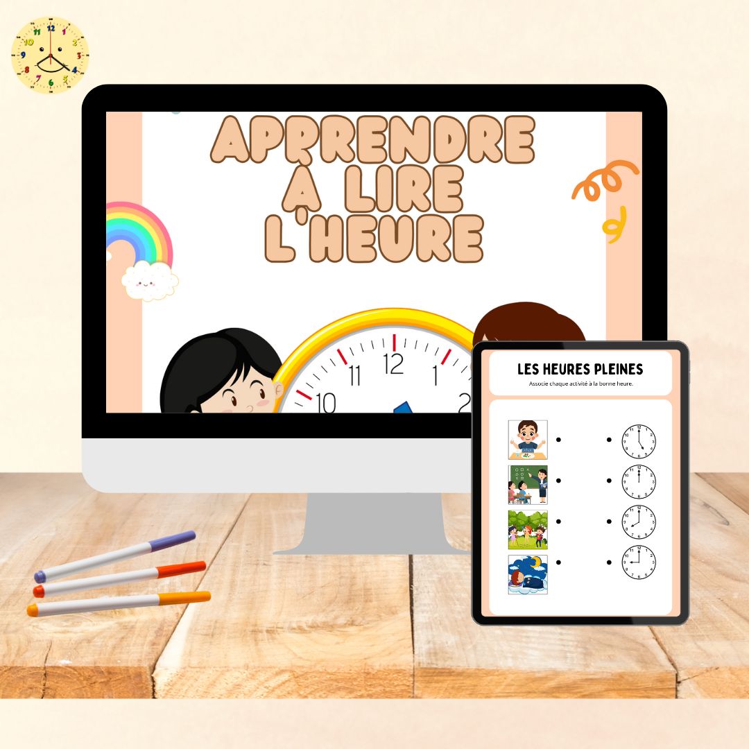 Livret Numérique "J'apprends l'Heure" (dès 5 ans)